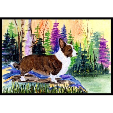 Jensendistributionservices 24 x 36 in. Corgi Indoor Or Outdoor Doormat MI2551384